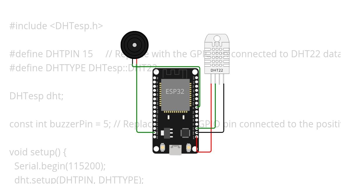 5EC_DINI LINARTI_DHT22 sensor dan buzzer simulation