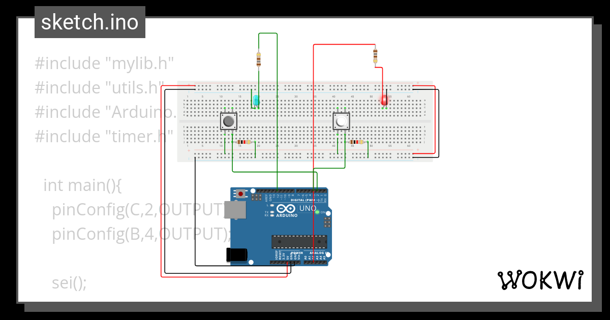 onda quadra - Wokwi ESP32, STM32, Arduino Simulator