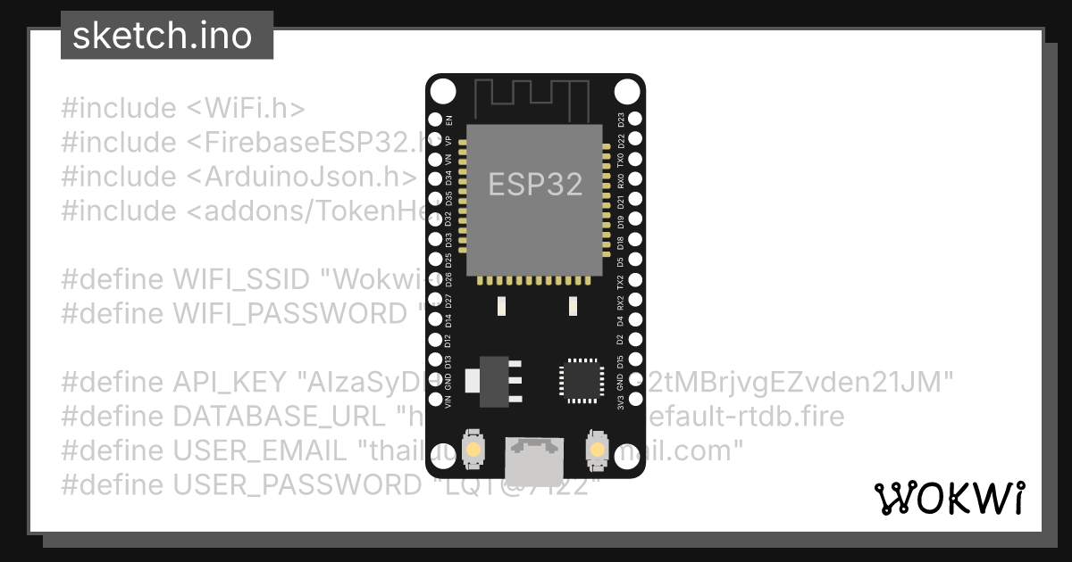 Firebase test wokwi esp32 stm32 arduino simulator