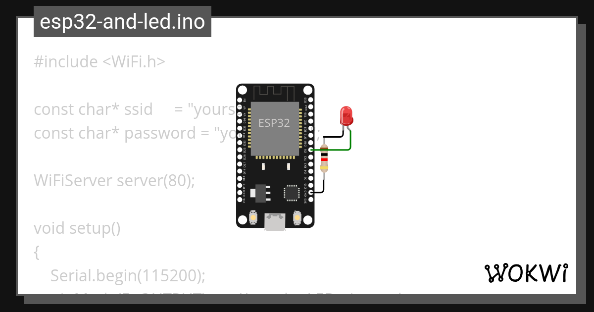 Esp32 and led ino copy 2 wokwi esp32 stm32 arduino simulator