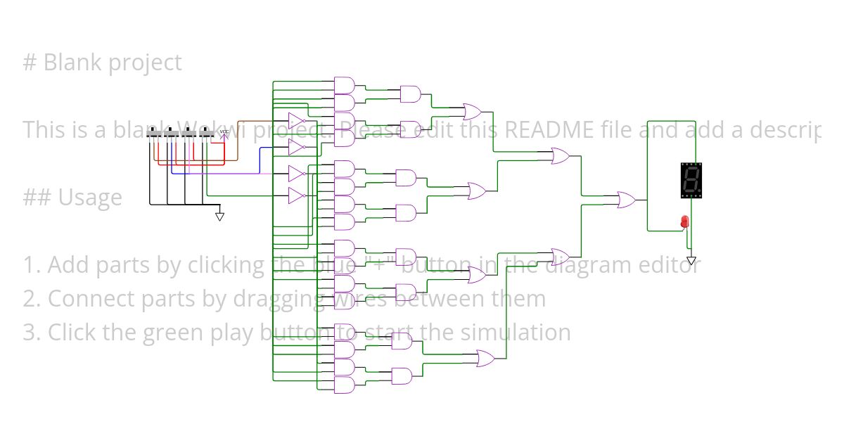 seven segment simulation