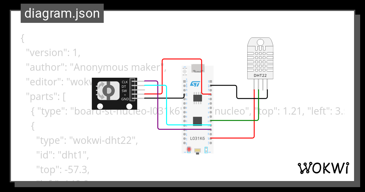 course_projekt - Wokwi ESP32, STM32, Arduino Simulator