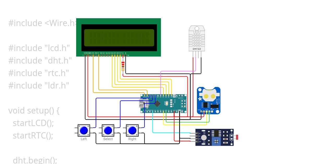 LCD-Menu_LiquidCrystal simulation