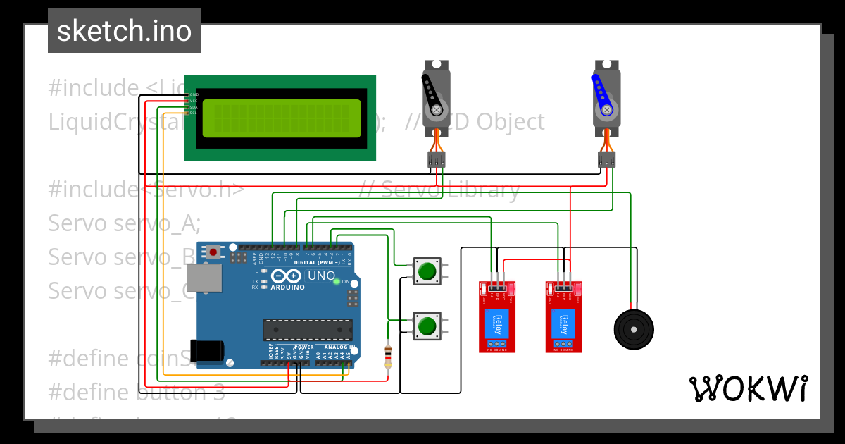 Vending Machine Wokwi Esp32 Stm32 Arduino Simulator 1632