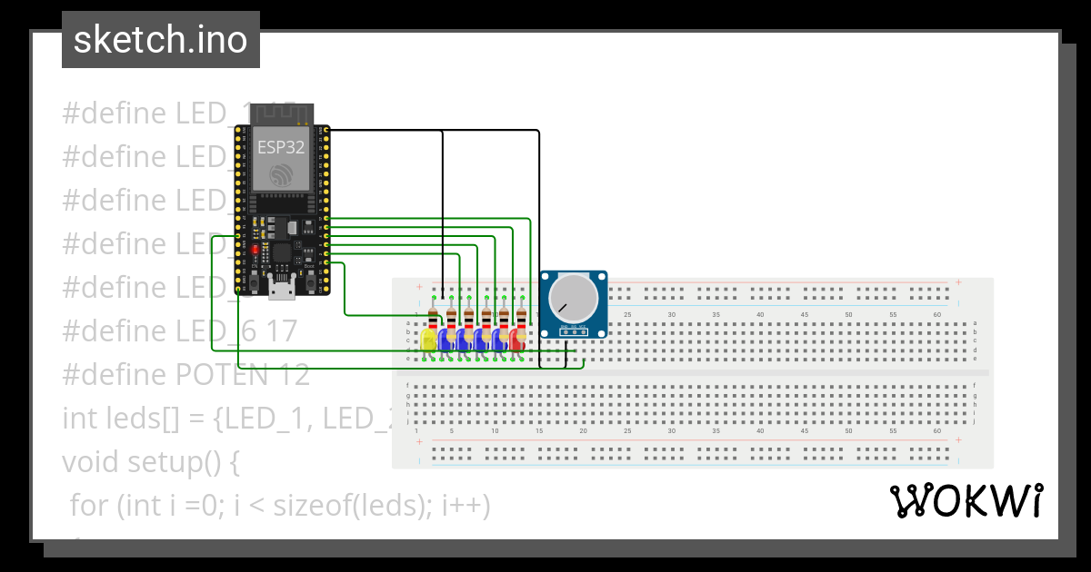 B - Wokwi ESP32, STM32, Arduino Simulator