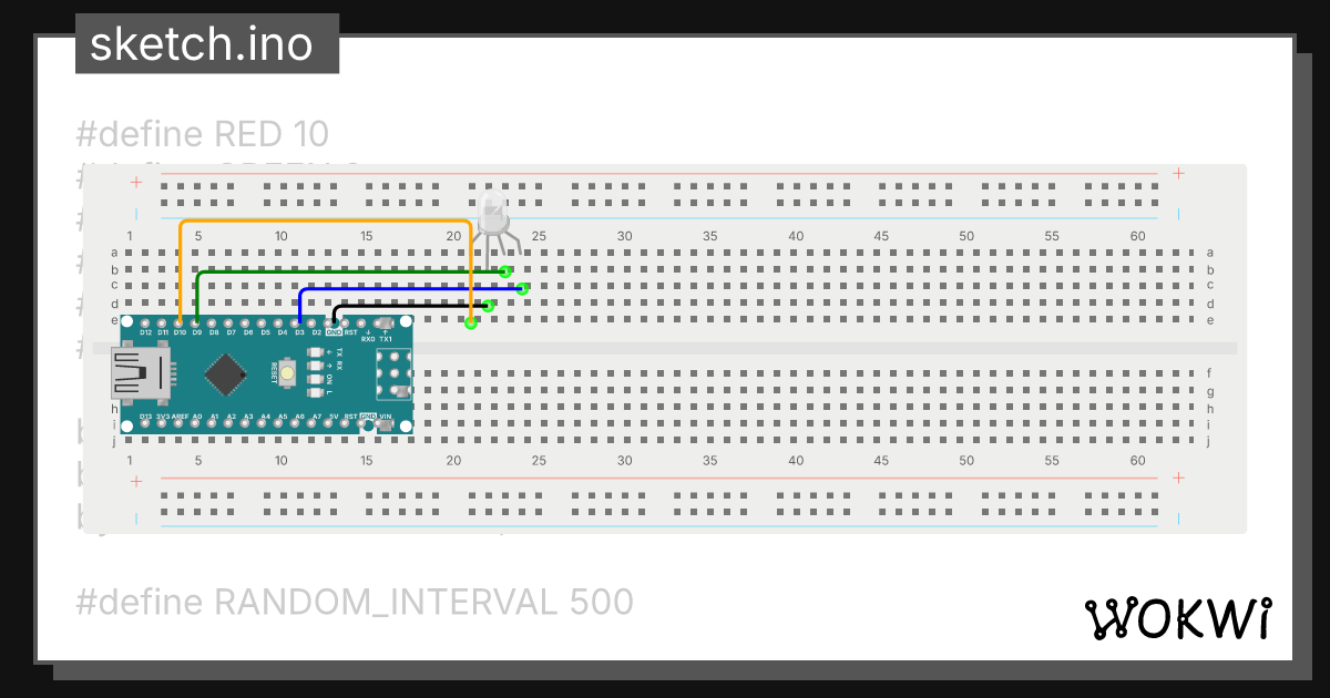 Asymptotic light 2 wokwi esp32 stm32 arduino simulator
