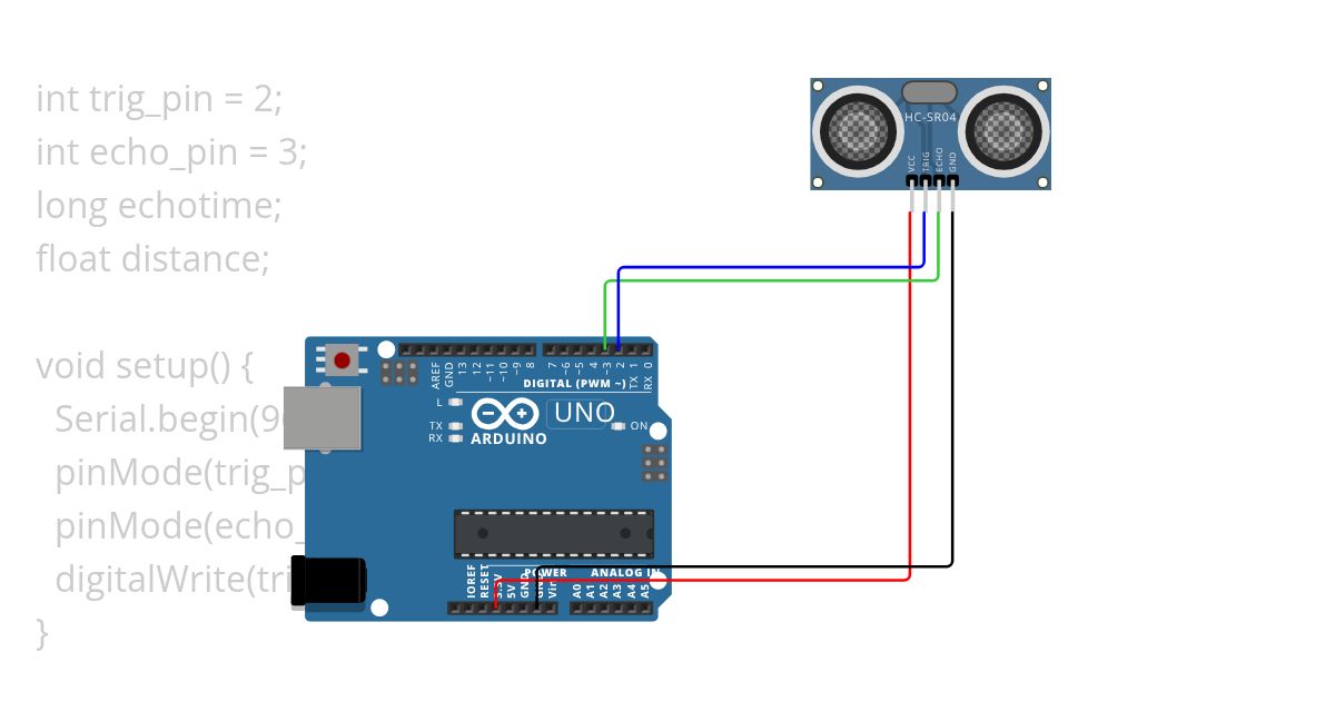 sensor ultrasonic simulation