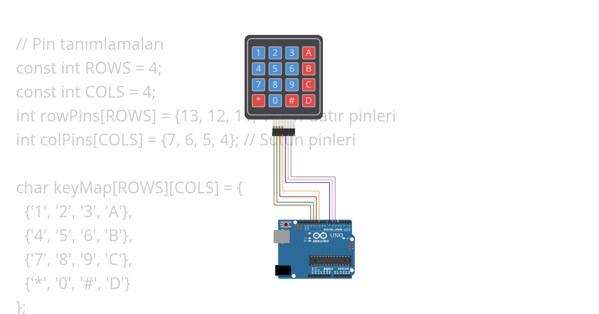 keypadkullanımıkütüphanesiz simulation
