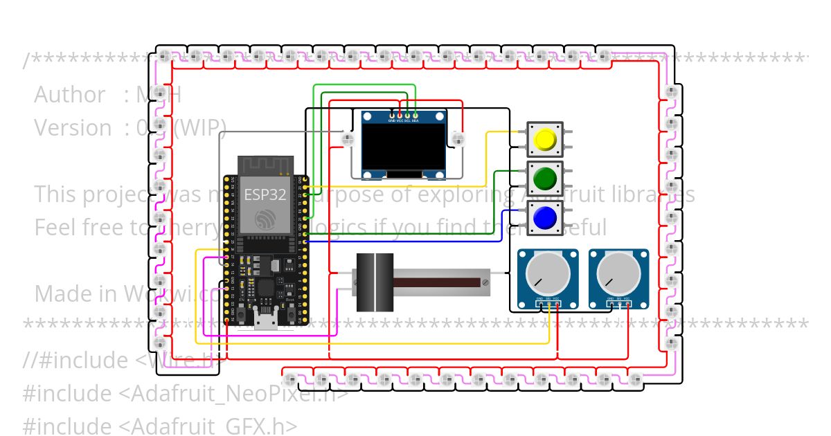 LED strip Controller simulation