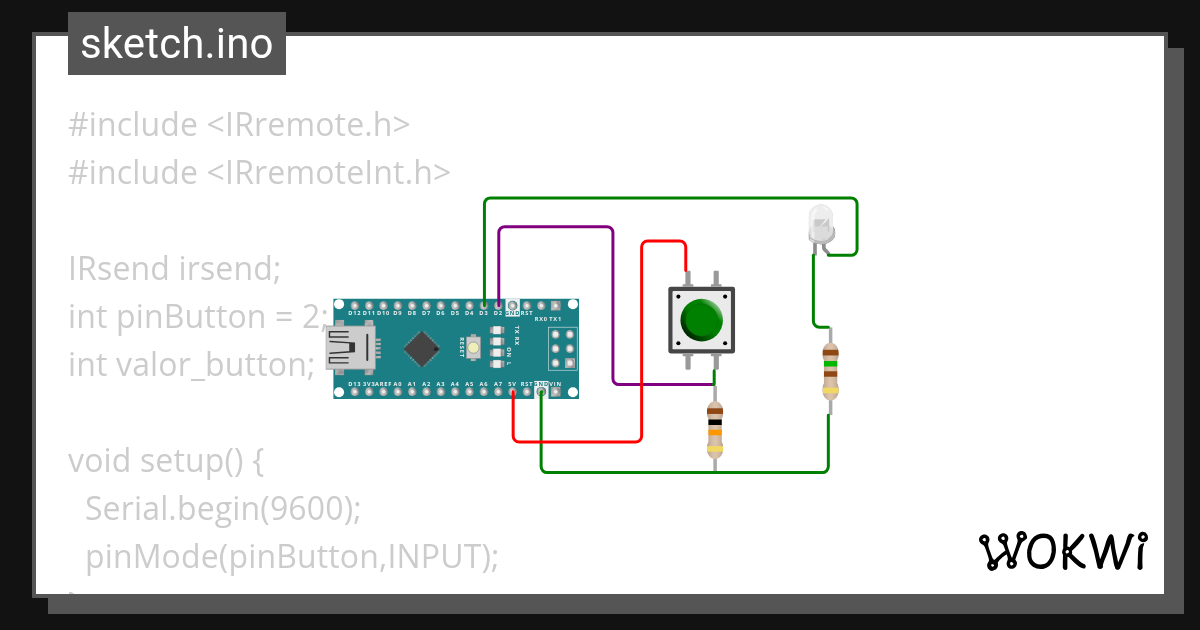 nano - Wokwi ESP32, STM32, Arduino Simulator