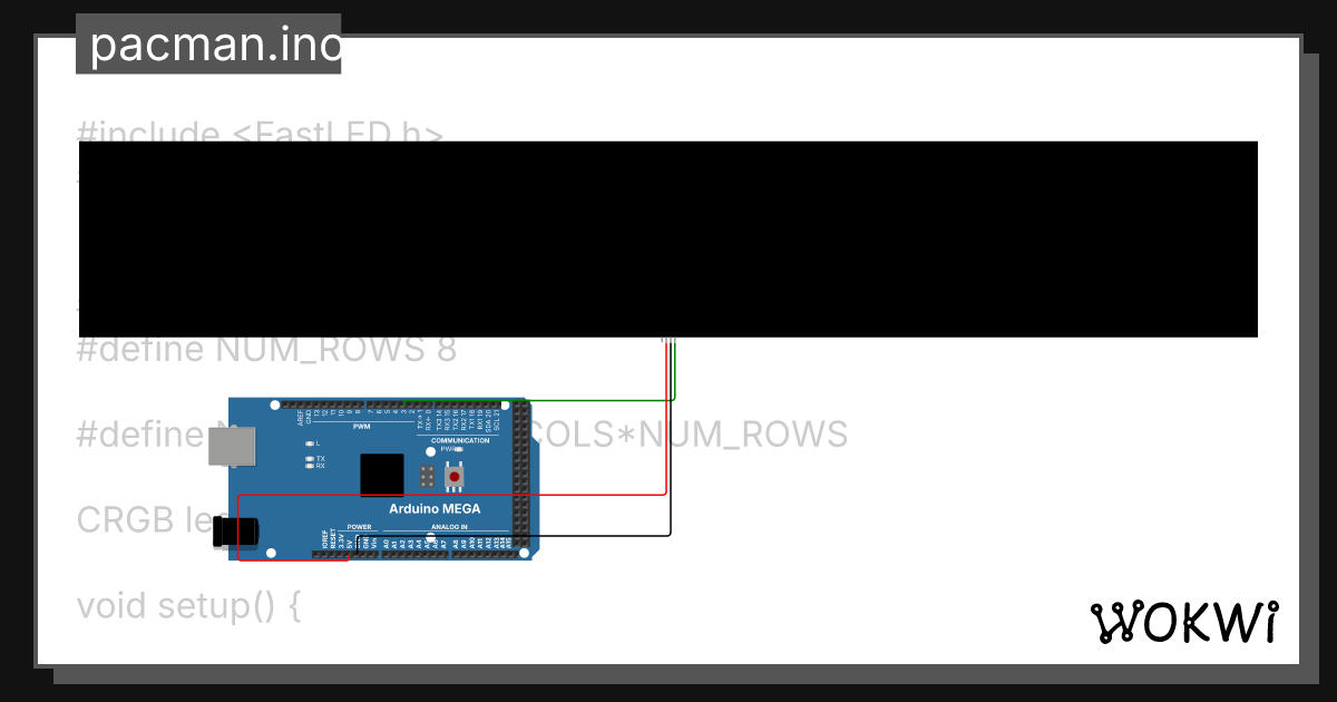 pacman.ino Copy - Wokwi ESP32, STM32, Arduino Simulator