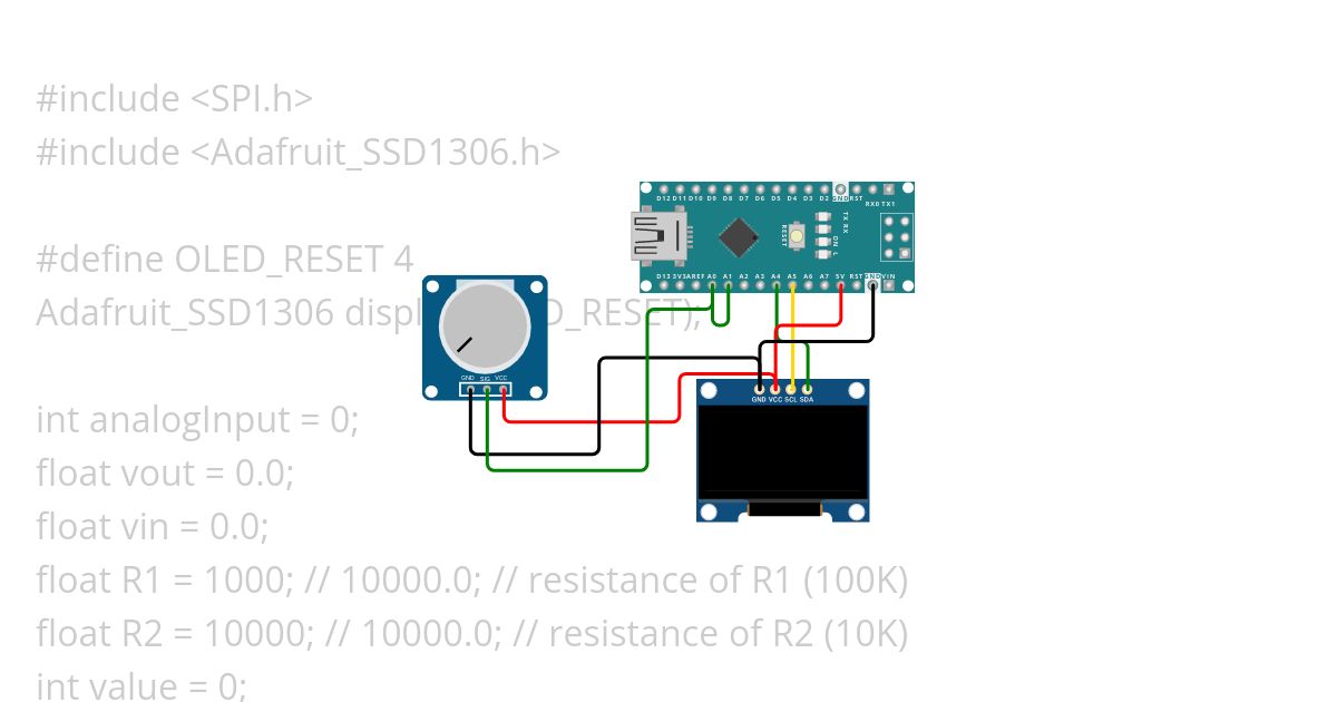 VOLTMETER simulation