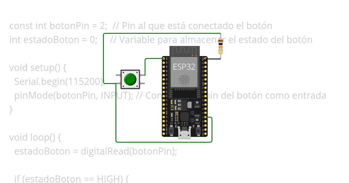 push button simulation