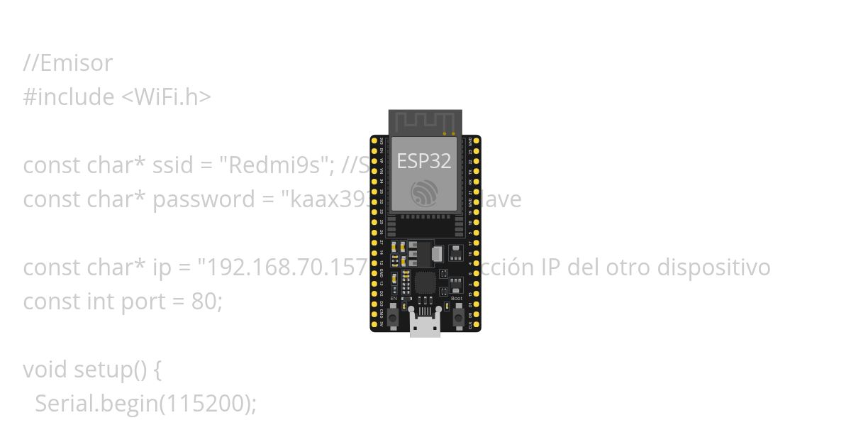 WiFi 2 ESP32 simulation