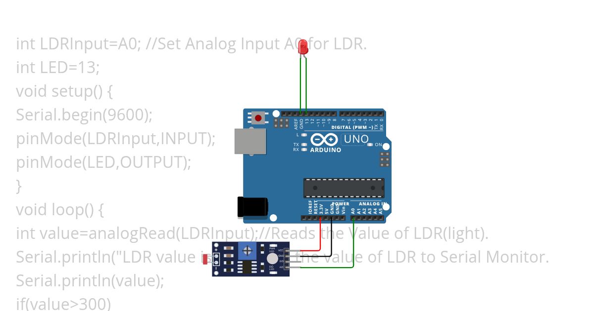 4a.LDR_controlling_LED simulation