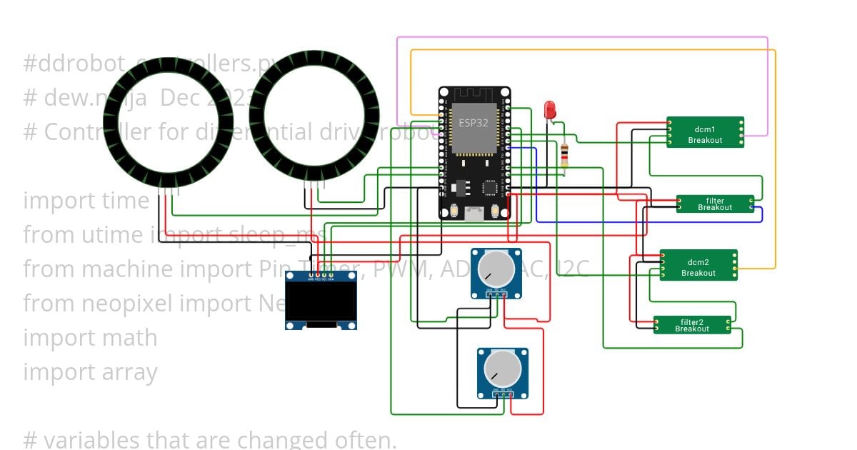ddrobot simulation