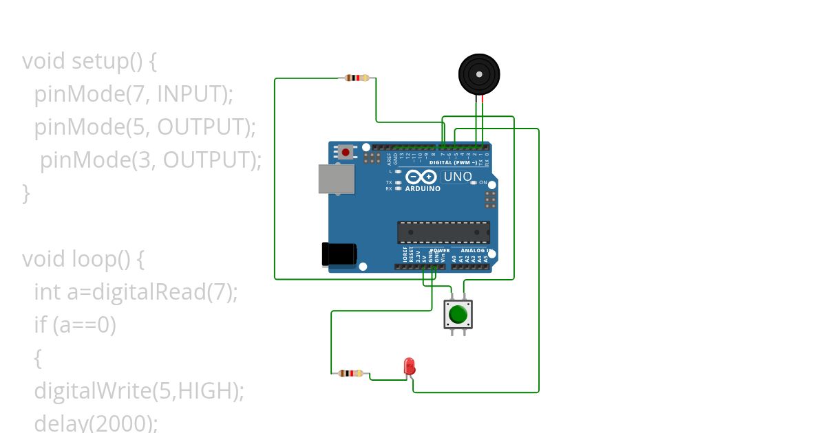 push button off simulation
