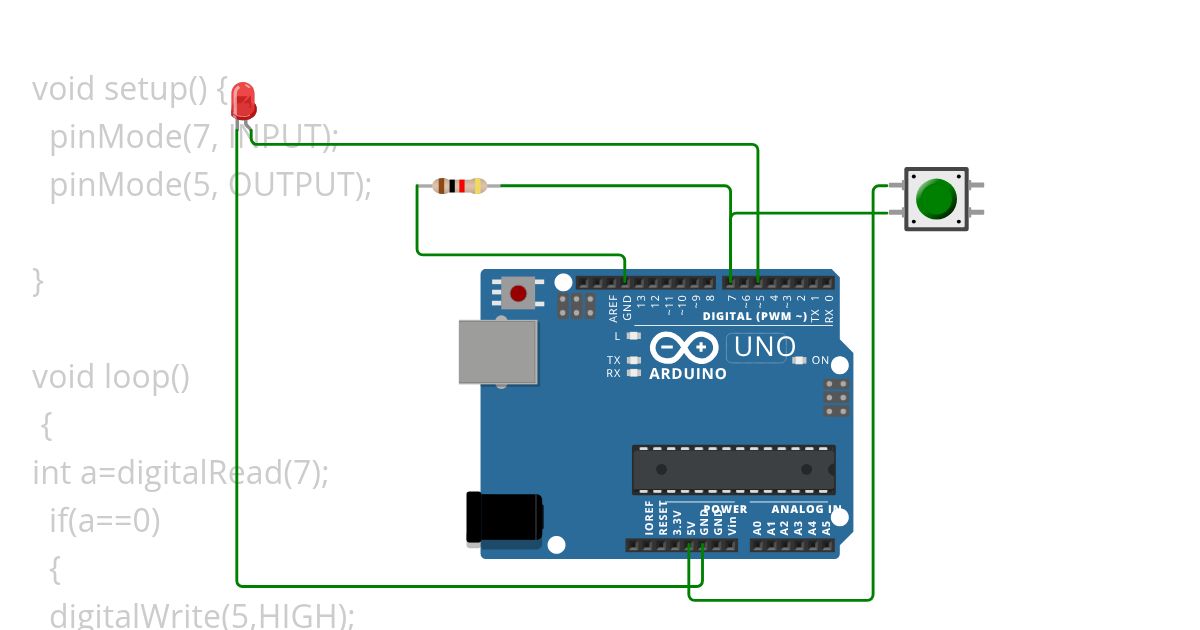 pushbutton off simulation