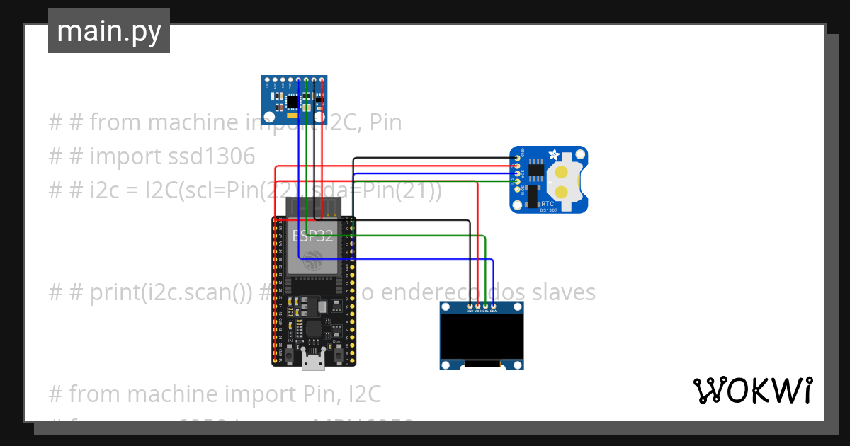 connect i2c - Wokwi ESP32, STM32, Arduino Simulator