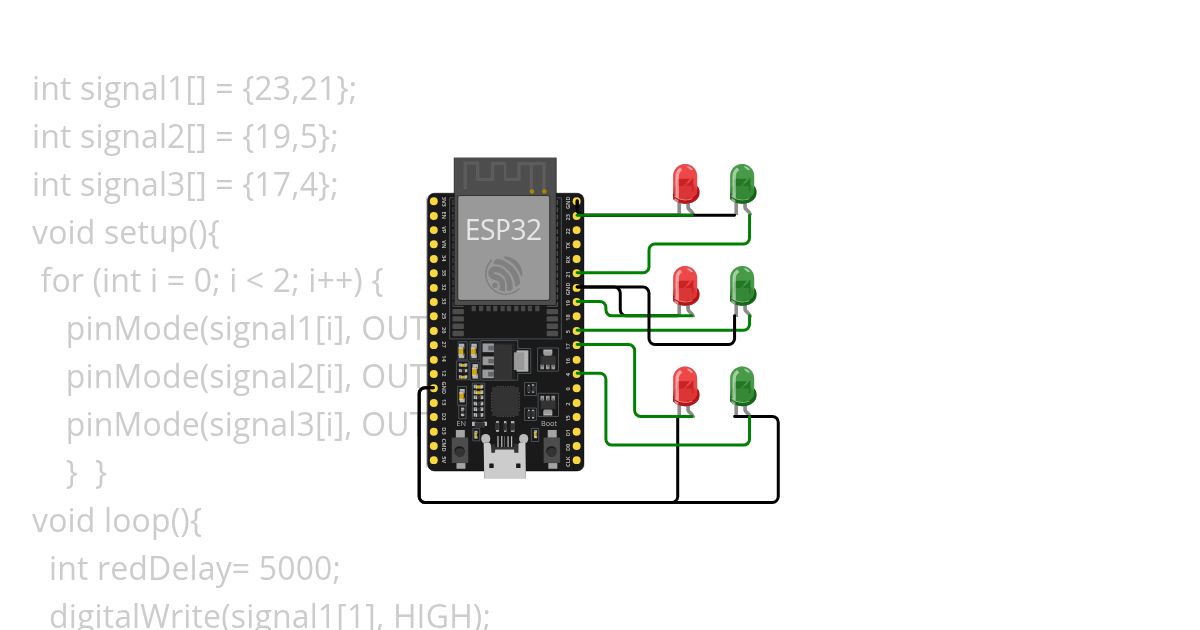 TRAFFIC LIGHT M1 simulation