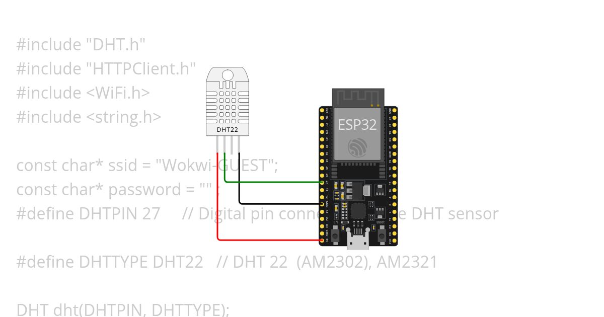 ESP32_DHT_Thingspeak simulation