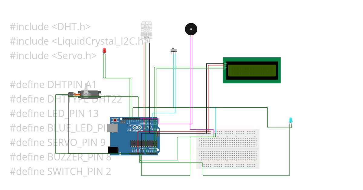 IOT PROJECT  servo rev simulation