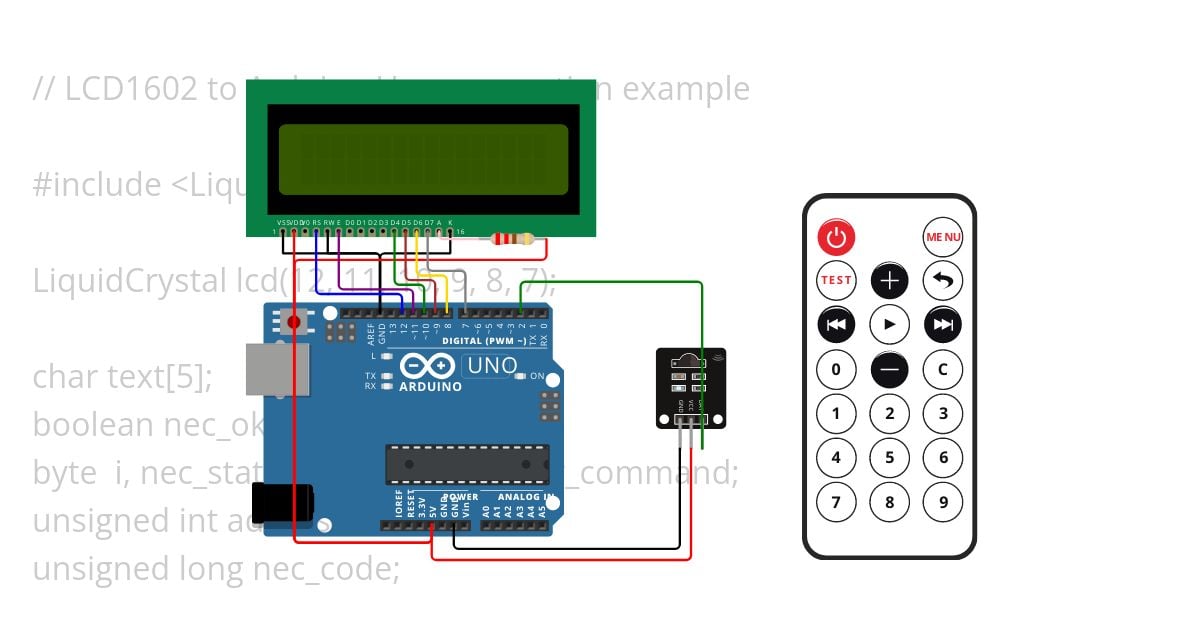 lcd1602.ino Copy simulation