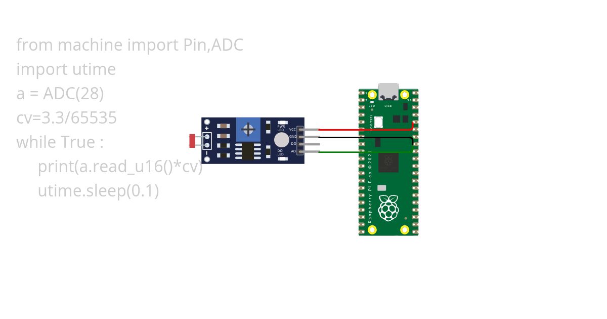 LDR Sensor simulation