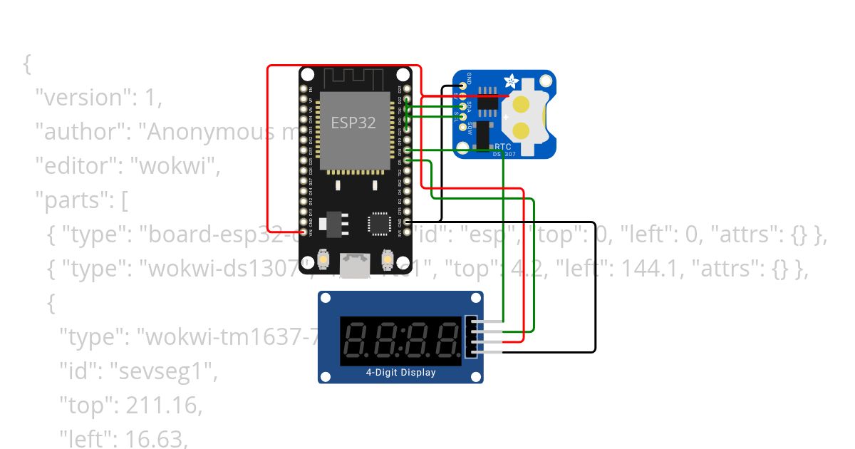 Digital clock simulation