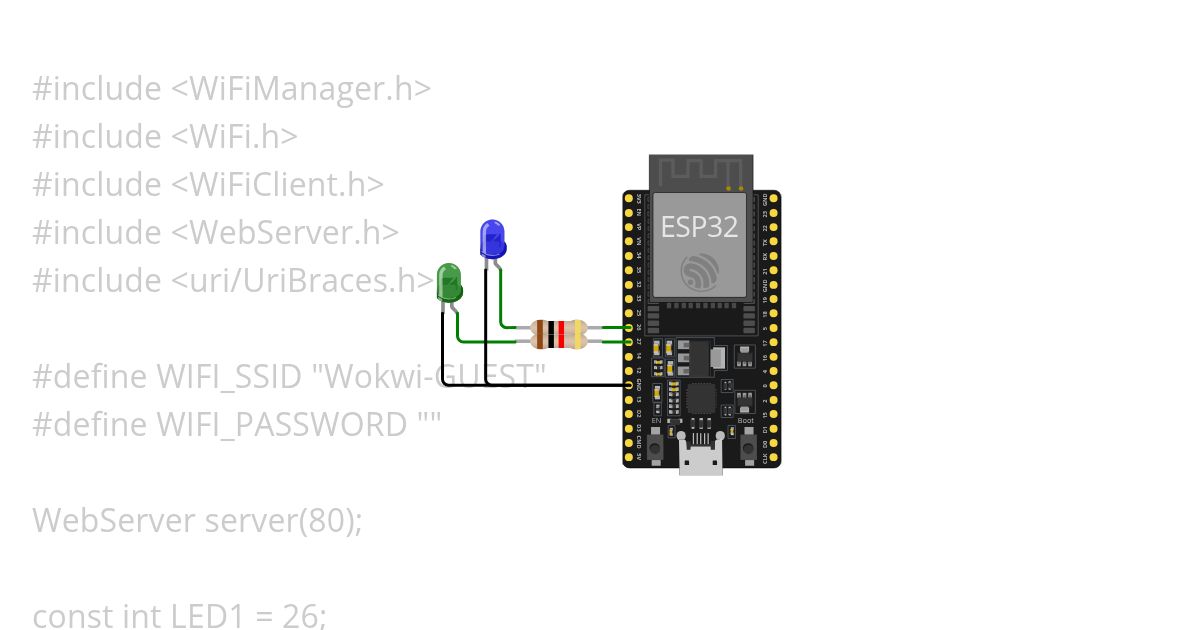 ESP32 HTTP Server Copy simulation
