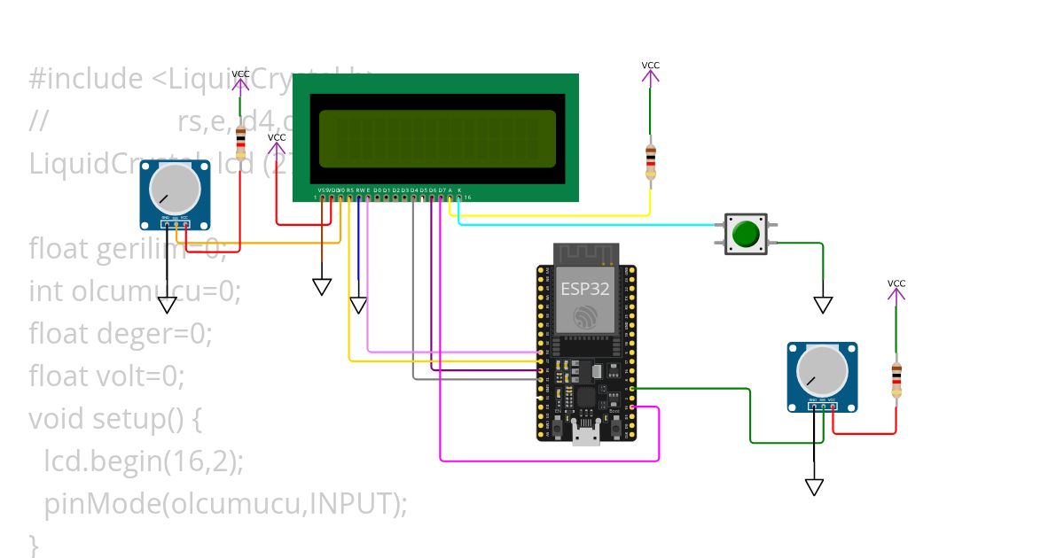 lcd gerilim simulation