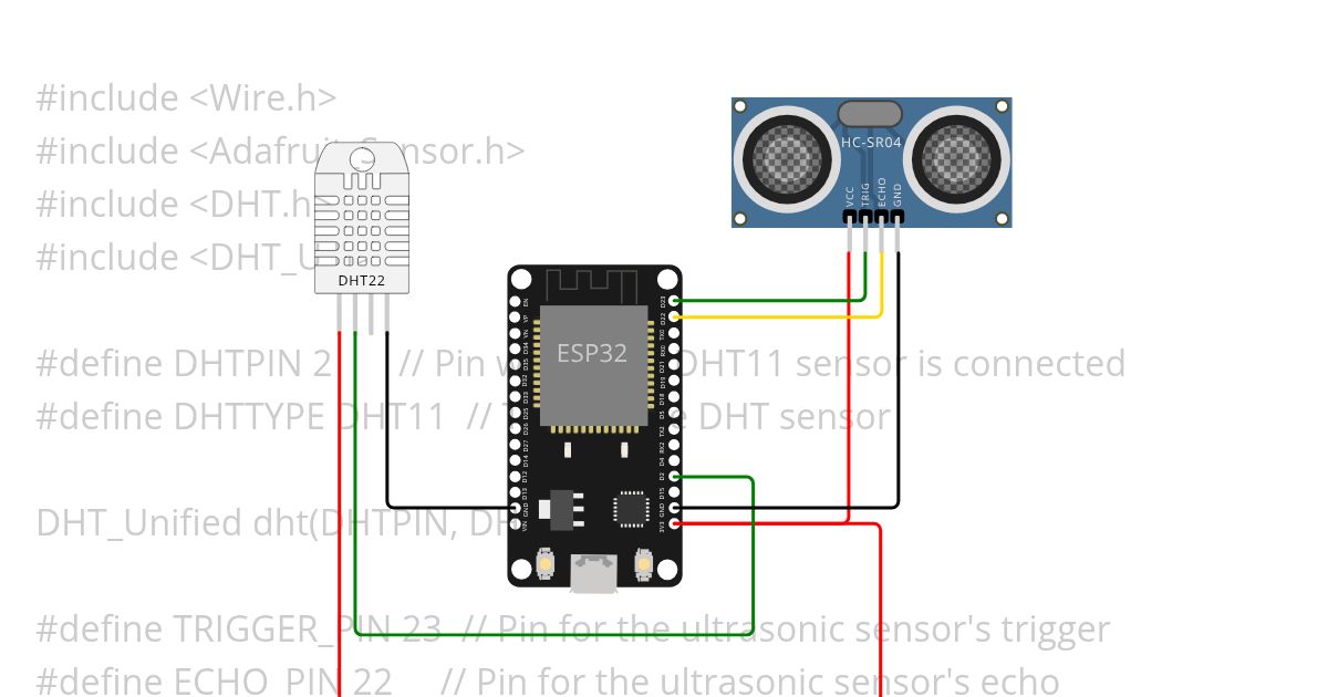 interfacing 2 sensors simulation