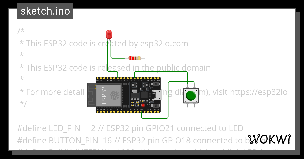 Esp32 Led Blink Without Delay Wokwi Esp32 Stm32 Arduino Simulator 8304