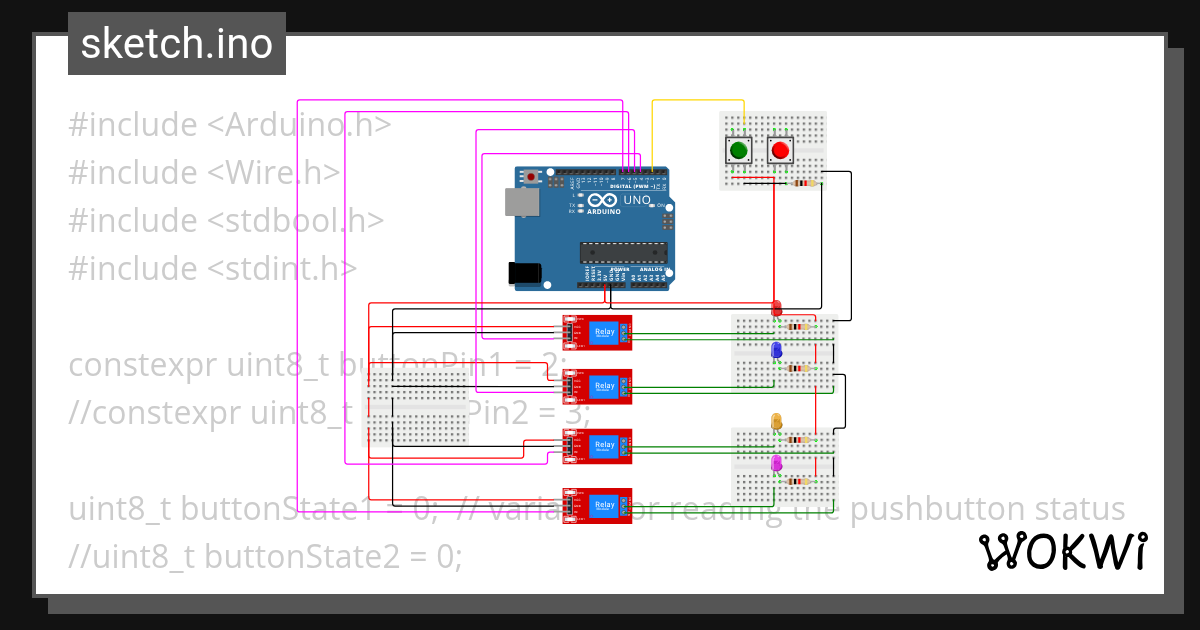 UNO IDD - Wokwi ESP32, STM32, Arduino Simulator