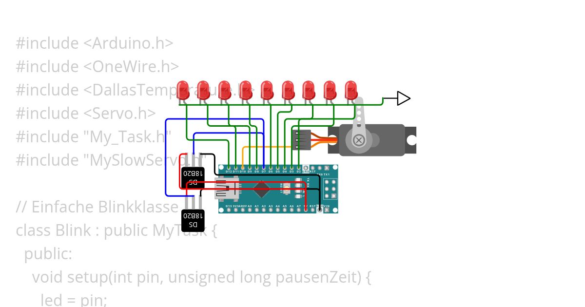 2x Dallas_DS18B20 Task simulation