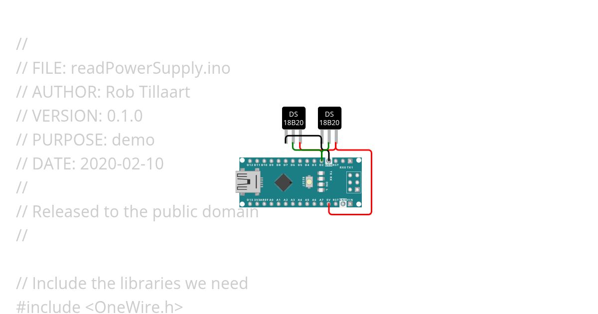 Dallas_readPowerSupply simulation