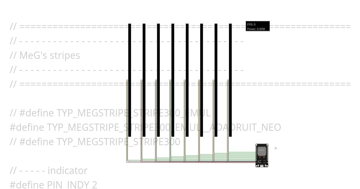 stripes el-esp32.ino simulation