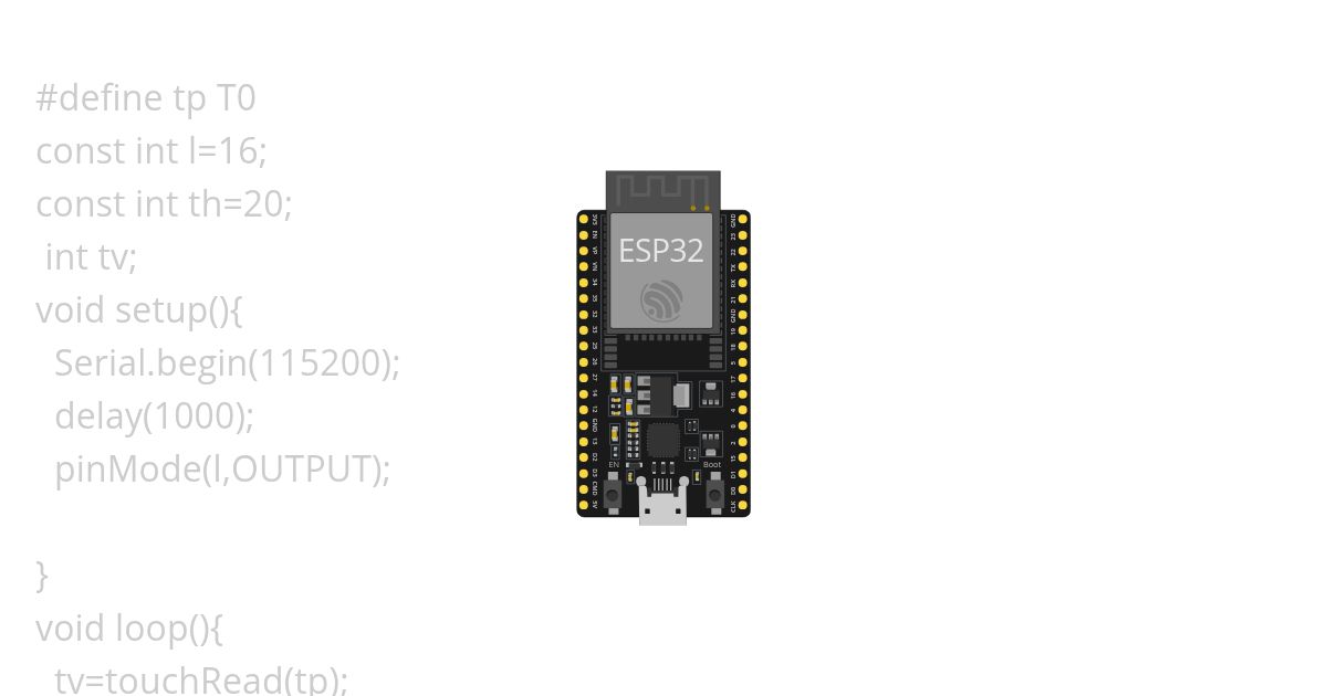 esp 32 code simulation