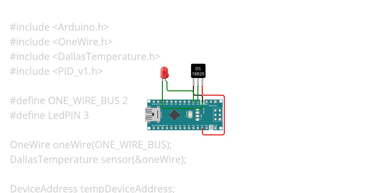 Dallas Temperatur PID br3ttb Basic simulation