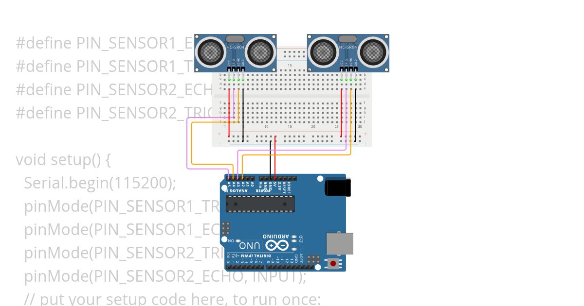 sonar sensor simulation