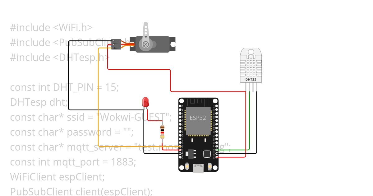 Servo-MQTT-Elbasri simulation