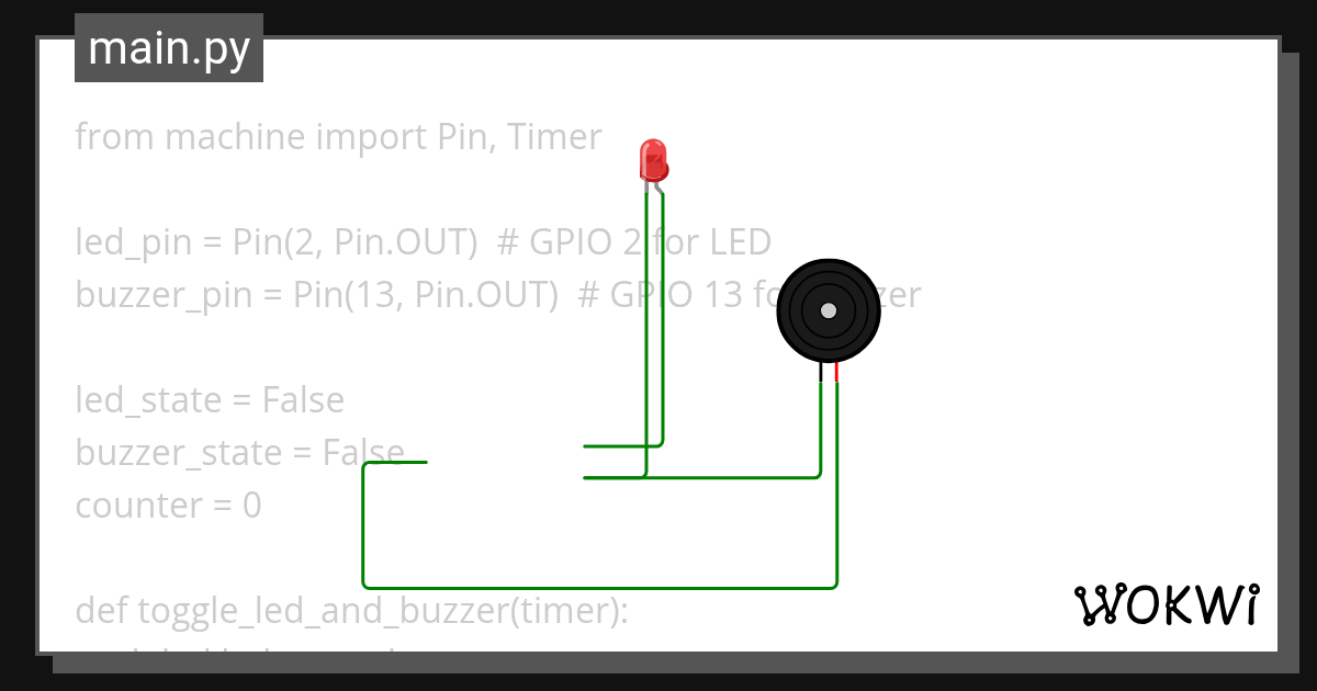 python - Wokwi ESP32, STM32, Arduino Simulator