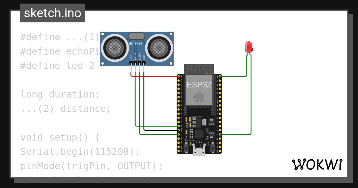 Tes Kodingan 1 - Wokwi ESP32, STM32, Arduino Simulator