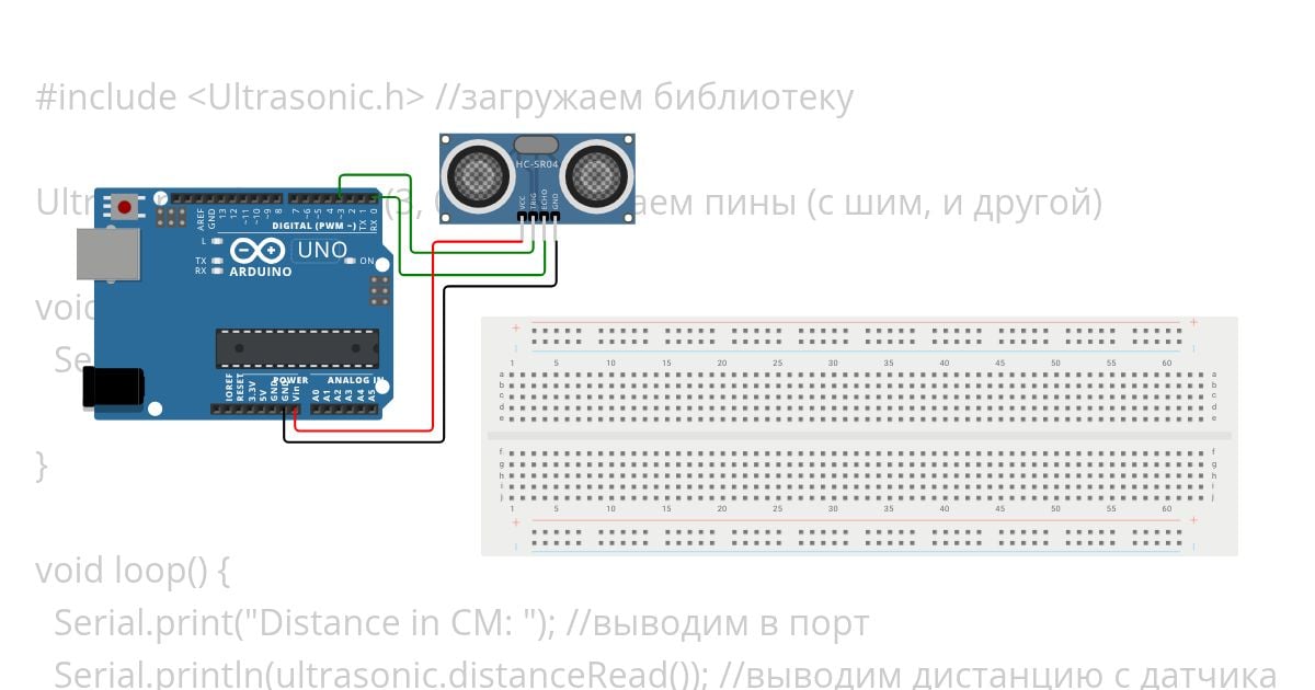 Ultrasonic simulation