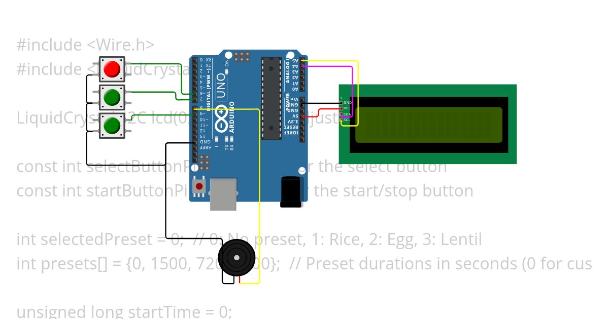Kitchen Timer simulation