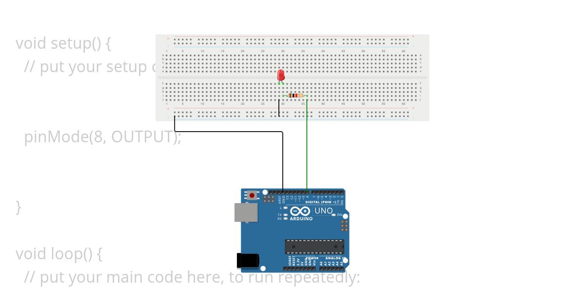 Simple LED simulation