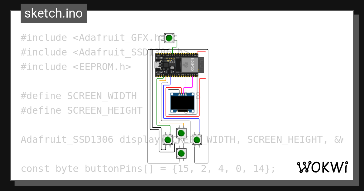 Snakegame3mode copy wokwi esp32 stm32 arduino simulator