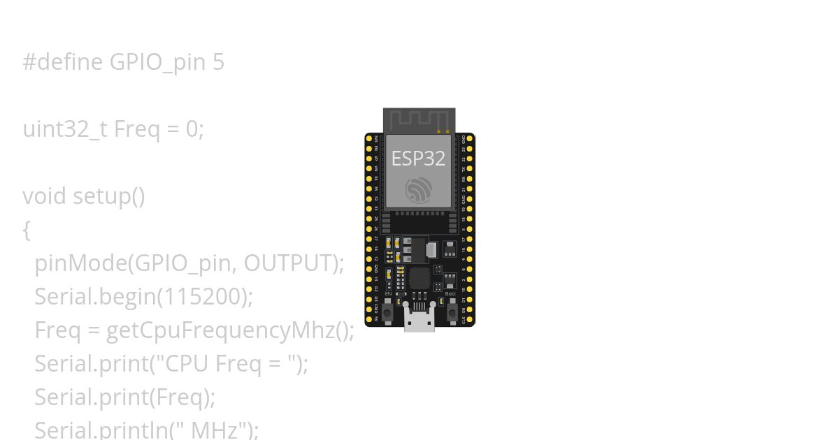 Skill EXP-1 ESP32 Underclocking CPU  simulation