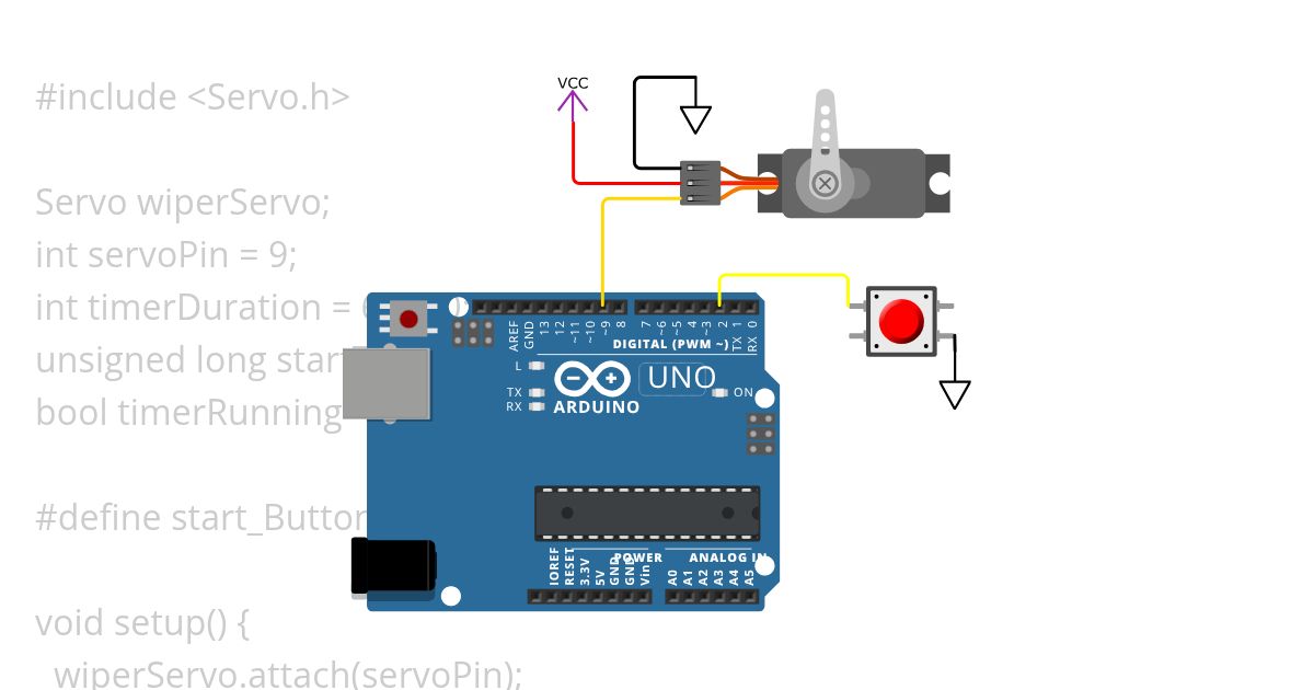 ServoWiper TImer alpha Experiment simulation