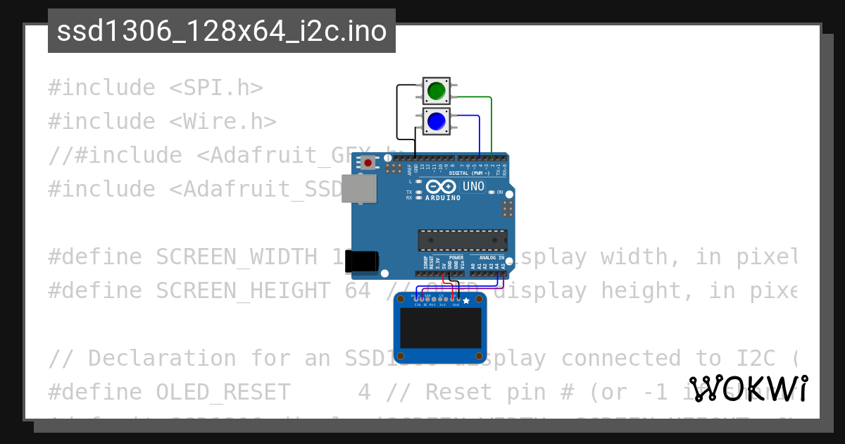 Arduino 1306 on off ino copy wokwi esp32 stm32 arduino simulator